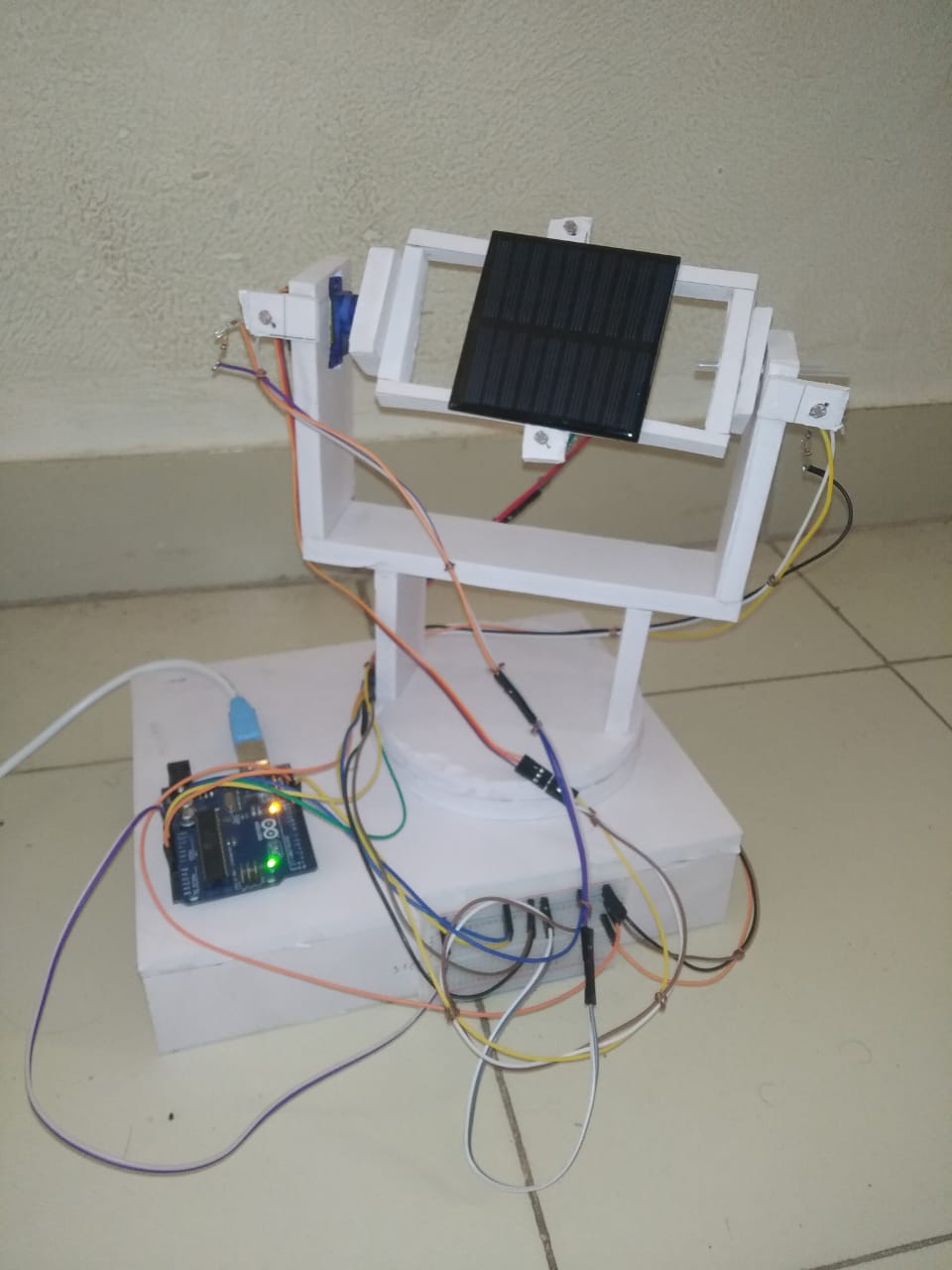 Dual Axis Solar Tracking System