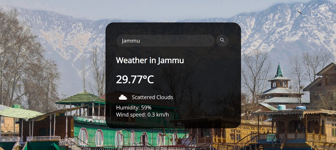 Weather Forecasting Website